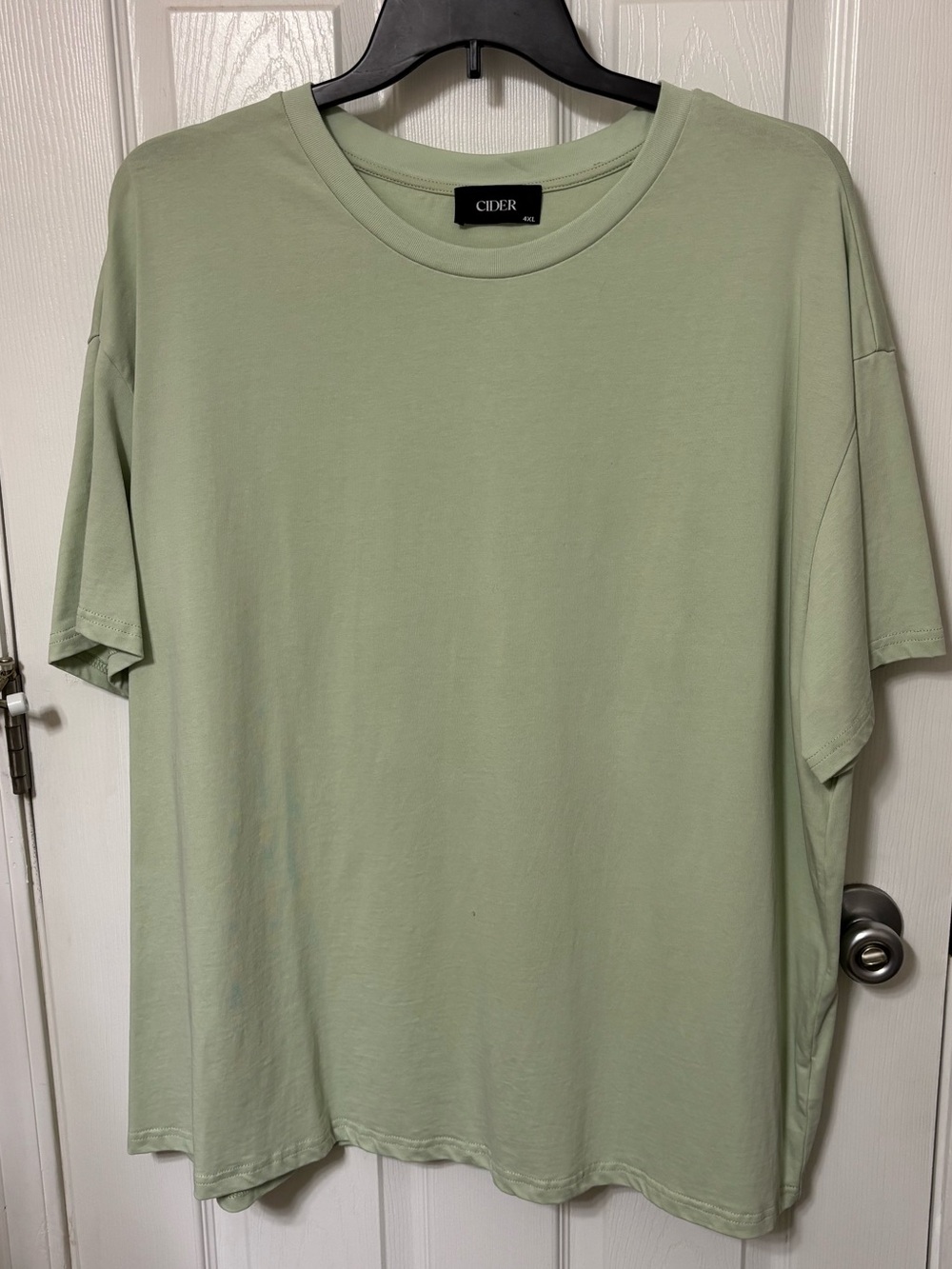 Cider oversized cotton crewneck tee
